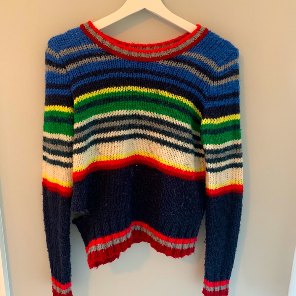 Multi colored sweater